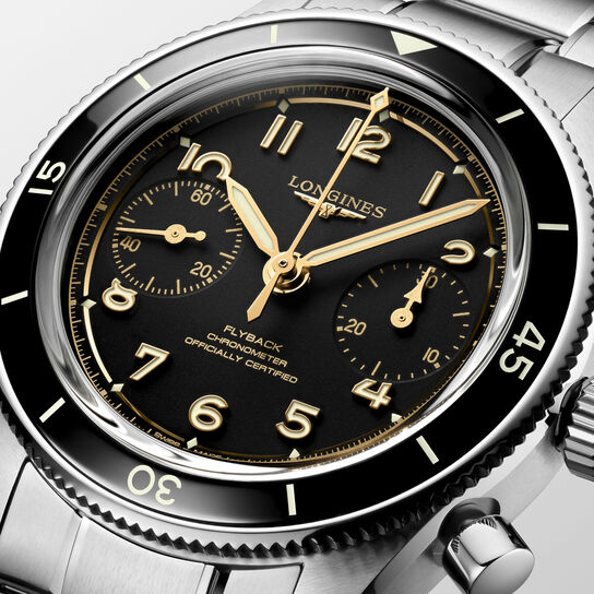 Longines Spirit Flyback Manual Chronograph 40 mm Stainless Steel image number 3